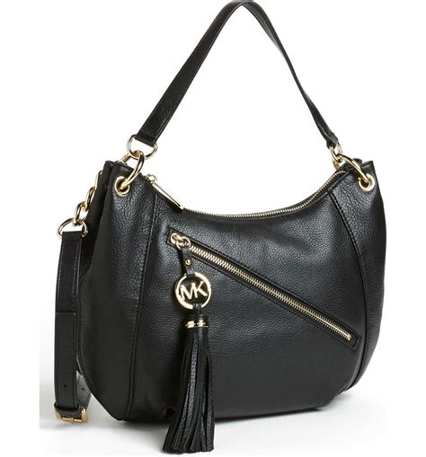 michael kors charm tassel convertible shoulder bag|michael michael kors charm tassel convertible shoulder bag black.